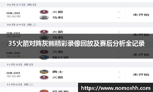 35火箭对阵灰熊精彩录像回放及赛后分析全记录